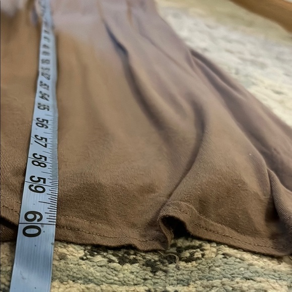 Missguided Taupe Brown DOUBLE EXTRA SOFT Thin Tank Strap Maxi Slip Dress - Picture 6 of 10